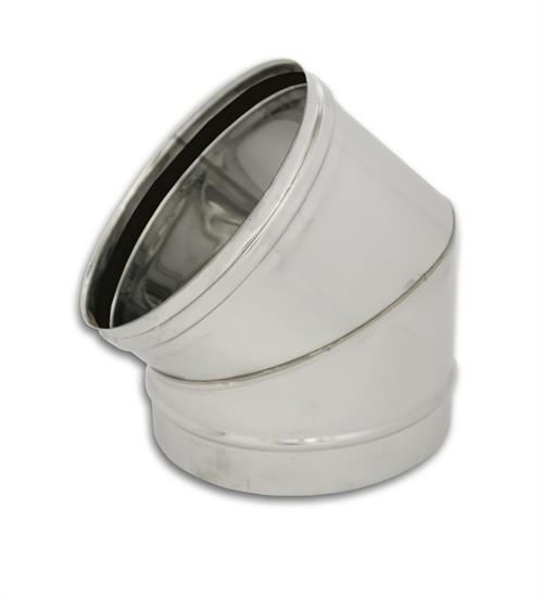 GOMITO A 45° INOX
