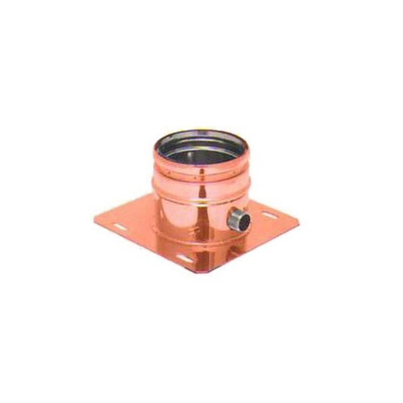 PIASTRA DI BASE C/SCOLO CONDENSA RAME
