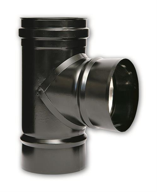 RACC.BRAGA A T 90°RID.80 VER.NERO