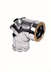 GOMITO 90° IN/IN D.300I/350E C/TAPPO D'ISP. AISI 316/304
