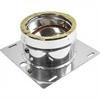 PIASTRA DI BASE C/SCOLO CONDENSA IN/IN D.100I/150E AISI 316/304