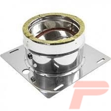 PIASTRA DI BASE C/SCOLO CONDENSA IN/IN D.200I/250E AISI 304/304