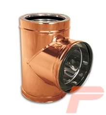 RA.BRAGA 90°ESTR.IN/RAME D.350I/400E AISI 316/RAME
