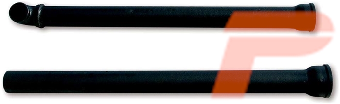 TERMINALE GHISA C/GOMITO D.80x1500