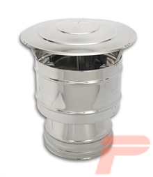 CAPPELLO ANTIPIOGGIA IN/IN.D.200I/250E AISI 304/304