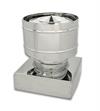 CAPPELLO ANTIVENTO QU/RE.220x320 D.180 ACC/IN.5/10 AISI 304