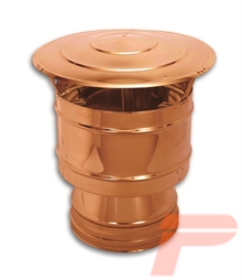CAPPELLO ANTIPIOGGIA IN./RAME D.250I/300E AISI 316/RAME