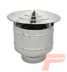 CAPPELLO ANTIPIOGGIA D.100M ACC/IN.5/10 AISI 304