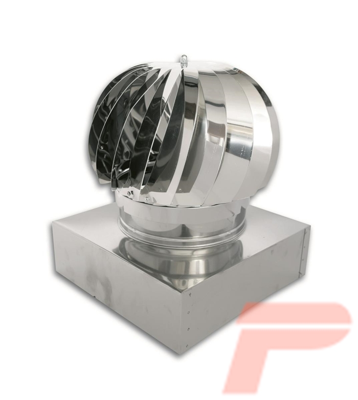 CAPPELLO GIREVOLE QU/RE.220x320 D.180 ACC/IN.5/10 AISI 304