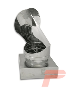 CAPPELLO GALLO QU/RE.320x320 D.200 ACC/IN.5/10 AISI 304