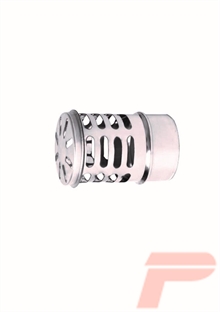 ESALATORE PELLET S/COPERTINA D.80M ACC.IN 5/10 AISI 304