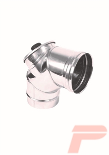 GOMITO 90° C/TAP.ISP.D.130 5/10 ACC/IN.ALTA TEMP.
