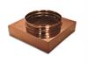 RACC.QUADRO/TONDO 200x200 D.180 5/10 RAME